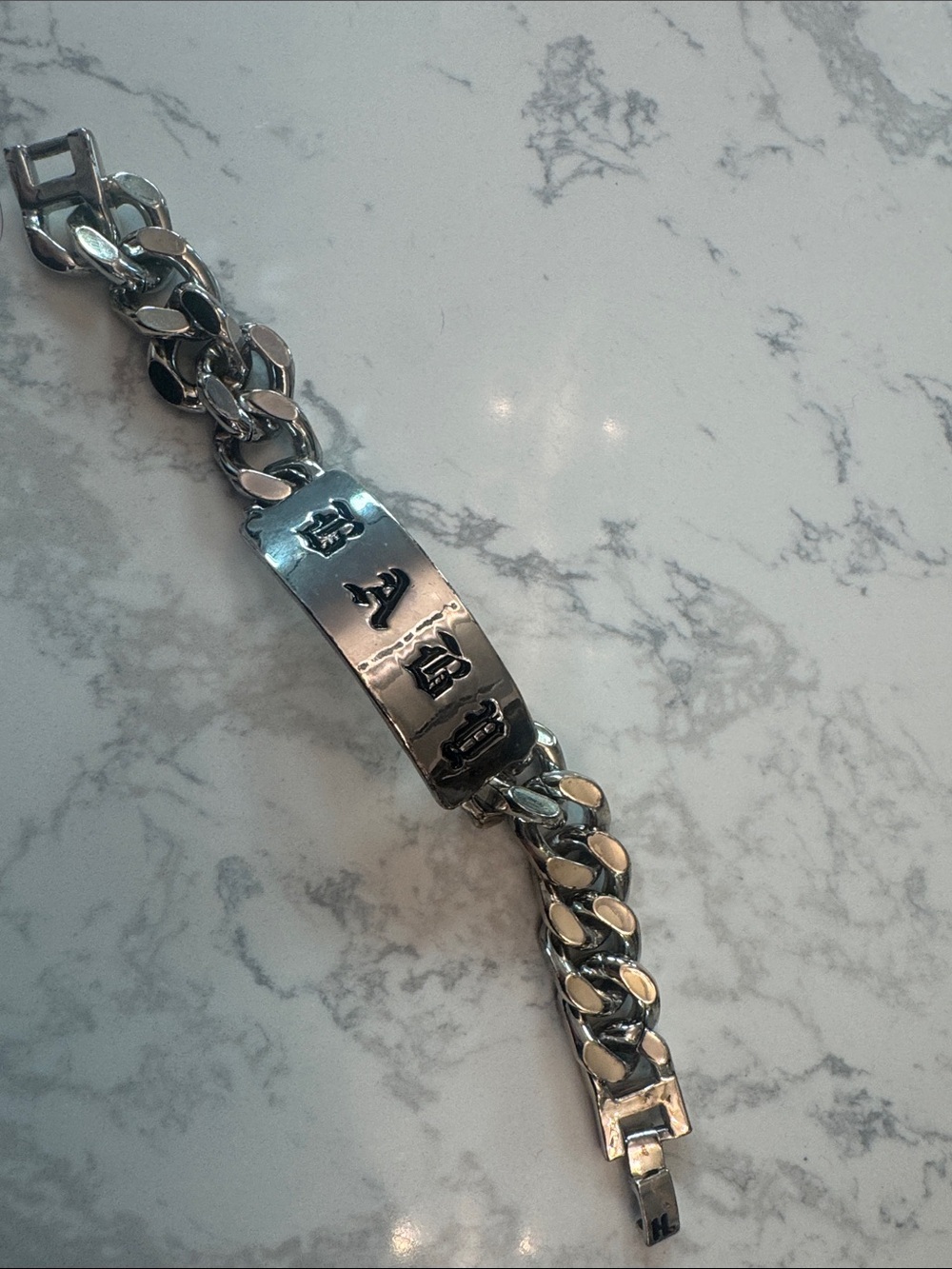 Harajuku Lovers Silvert-Tone BABY Chain Bracelet